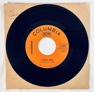 Raiders (Vendedor de canciones/Una canción simple) 7" [Columbia, 1972, Canadá] En muy buen estado+ - Imagen 1 de 12
