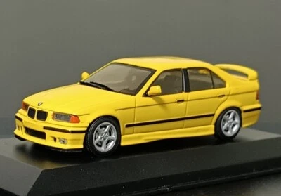 1/43 BMW 318is Street E36 yellow 1992 Minichamps - Image 1 of 4