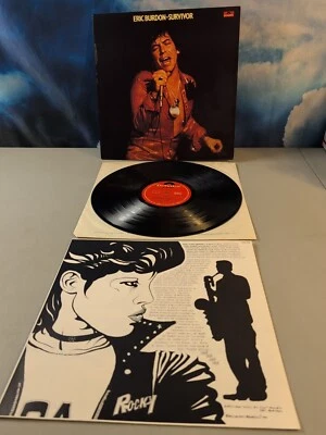 Eric Burdon - Survivor Vinyl LP 1978 UK Import Polydor Deluxe 2302-078 Booklet - Image 1 of 4