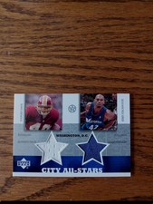 2002-03 UD Superstars City All-Stars Jersey Dual Stephen Davis Jerry Stackhouse