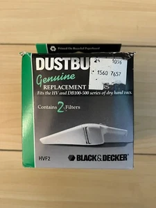 Black & Decker HVF2 Dustbuster Filter Bag (2 PK) Vacuum hand vac - Picture 1 of 3
