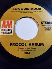 PROCOL HARUM - Conquistador / A Salty Dog - 7" 45RPM GOOD F124A