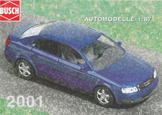 Catalogue BUSCH - Automdelle 1:87 - 2001 - deutsch - Immagine 1 di 1