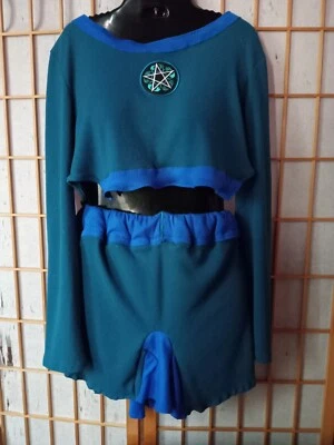 Зеленый и синий пентаграмма нашивка размер маленький набор - Изображение 1 из 4