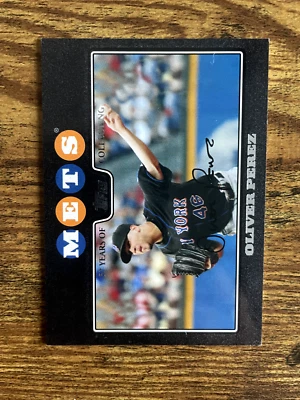 2008 TOPPS BLACK #334 OLIVER PEREZ Foto 1 de 2