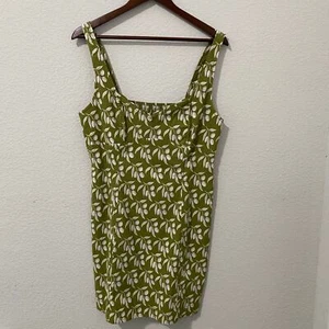 Maeve Anthropologie Cleo Bombshell Minikleid Damen Größe L Grün Fit & Flare - Bild 1 von 12