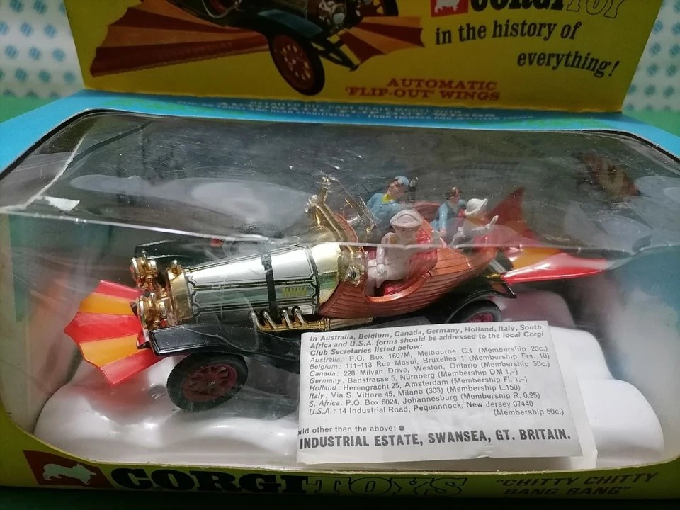 Rare CHITTY CHITTY BANG BANG  - Vintage Corgi Toys 266  Made in Gt. Britain 1968 - Image 1 of 4