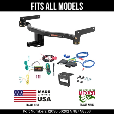 Kit de arnés de cableado de 5 pines enganche de remolque Lincoln MKC 15-19 se adapta a todos los modelos Curt Foto 1 de 4