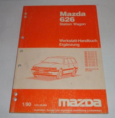 Manual De Taller Mazda 626 Station Wagon Kombi GD / GV, St. 01/1990 - Imagen 1 de 3
