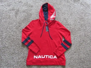 NUOVO MAGLIONE NAUTICA FELPA CON CAPPUCCIO YACHT BARCA A VELA LOGO Tg MEDIA - Foto 1 di 10