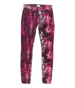 Hudson Womens Super Skinny Casual Corduroy Pants, Purple, 24 - Picture 1 of 2