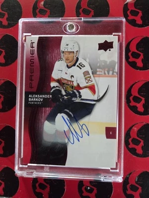 2023-24 Aleksander Barkov Premier Auto #39 Florida Panthers Upper Deck - Image 1 of 2