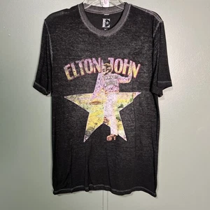 T-Shirt Elton John Farewell Yellow Brick Road 2022 Tour XL schwarz Star Konzert Te - Bild 1 von 10