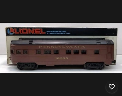 NIB!  Lionel Train 16000 Series Pennsylvania Passenger 6 Observation Car O GAUGE - Image 1 of 4