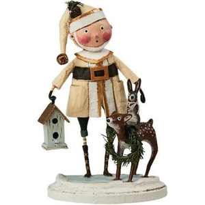 Woodland Santa Holiday Figurine by Lori Mitchell - RETIRED - Picture 1 of 4