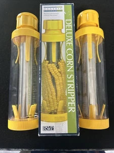 RSVP Deluxe Corn Stripper fare mais shucking facile lotto di 2 - Foto 1 di 7