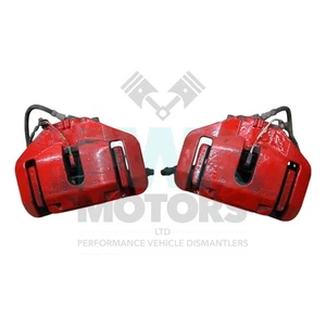BMW E92 E93 M3 Front Calipers with Carrier Pair Red 2283361 - Picture 1 of 20