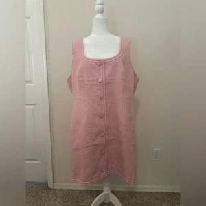 J. Crew Spring Blush Pink Sophia Kleid Wolle Tweed ärmellos S 20 Karriere Preppy - Bild 1 von 12