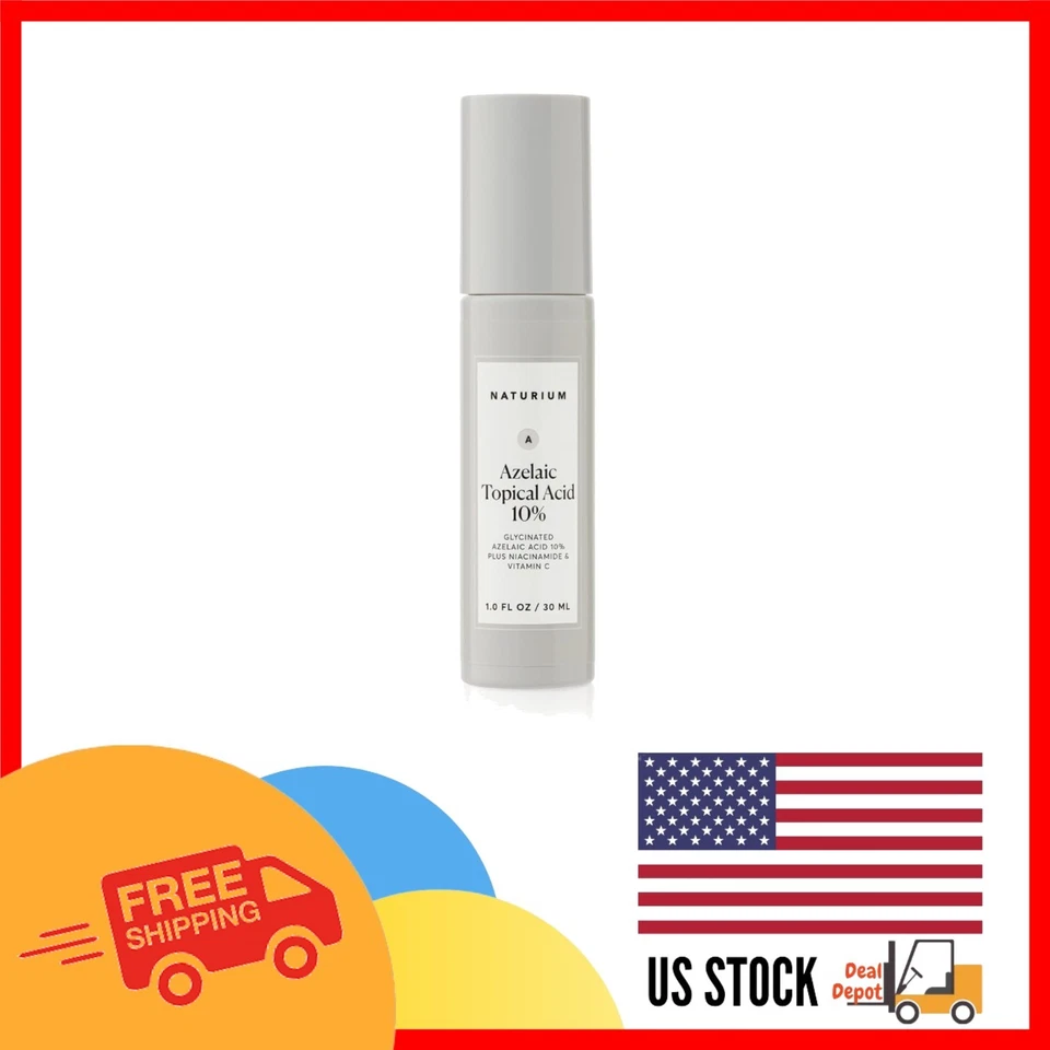 Naturium Azelaic Topical Acid 10 Full Size 1.0 Oz / 30 Ml