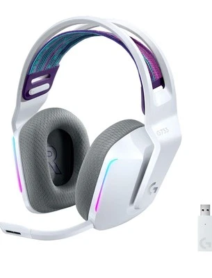 Logitech G733 LIGHTSPEED Cuffia Wireless con Microfono Gaming Driver Audio Pro-G - Immagine 1 di 4