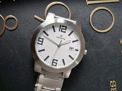 Часы наручные мужские винтажные кварцевые сталь Candino  - Изображение 1 из 4