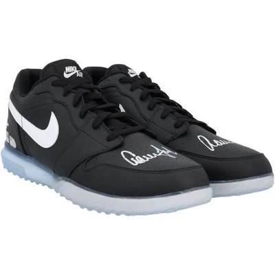 Zapatos Jordan Aaron Judge Yankees Firmados PI Blanco y Negro de la Temporada 2024 Foto 1 de 4