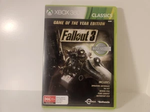 Fallout 3 Game of the Year Edition XBox 360 2009 Pal Free Postage - Picture 1 of 3