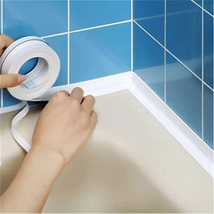 Rotolo Nastro Sigillante PVC Impermeabile Lavello Cucina Vasca WC 320x2.2cm - Imagen 1 de 3
