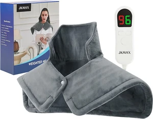 Heating Pad for Neck and Shoulders and Back - Weighted Heating Pad for Neck and - Picture 1 of 9