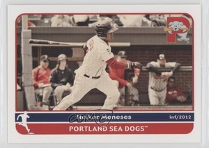 2012 Grandstand Portland Sea Dogs Heiker Meneses #7.2