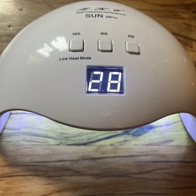 Secador de uñas UV profesional LED gel esmalte lámpara Lks Sun X9 Plus-uñas y cepillo Foto 1 de 4