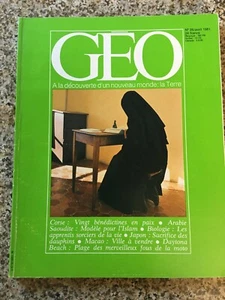 GEO in French N 26 - Avril 1981  Corse/Arabie/Biologie/Japon/Macao/Daytona Beach - Picture 1 of 4