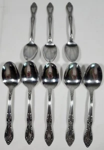 8 Pc Oneida Profile Galveston 5 Tablespoons/3 Teaspoons Stainless Flatware Lot - Picture 1 of 5