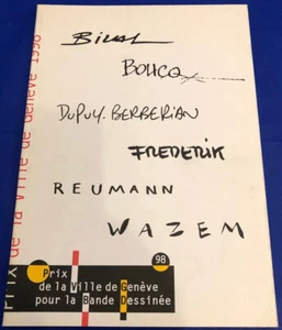 BILAL CATALOGUE GRAND PRIX VILLE DE GENEVE 98+BOUCQ+DUPUY-BERBERIAN+PEETERS 1998 - Picture 1 of 2