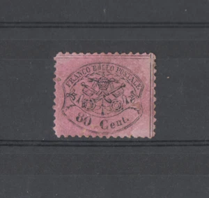 Kirchenstaat - 1868 - Klappbar - 80 Cent - N 20 - unbenutzt - geschmiedet ???? - Bild 1 von 1