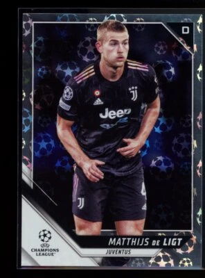 2021-22 Topps UEFA #44 Matthijs de Ligt Starball Foil - Image 1 of 2
