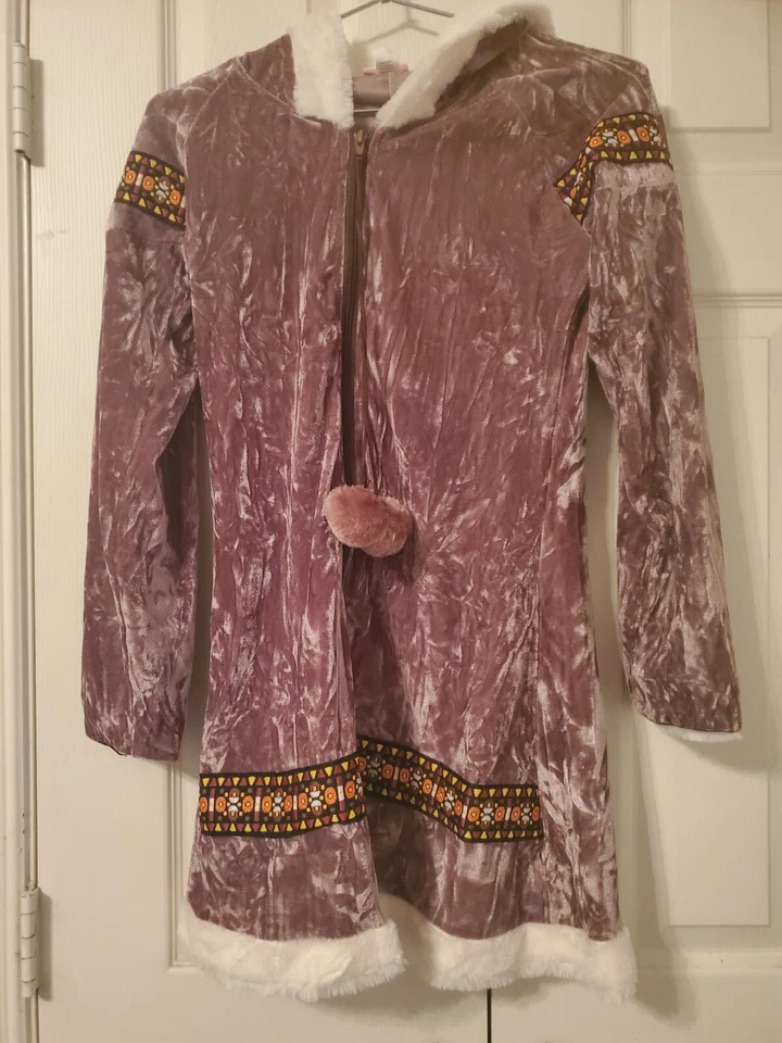 sexy MOMENTOS ELEGANTES PRINCESA ÁRTICA NATIVA AMERICANA de Alaska ESQUIMAL nieve DISFRAZ Foto 1 de 4