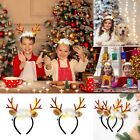 Christmas Novelty Reindeer Headband With Ears Plush Reindeer Ear Headpiece