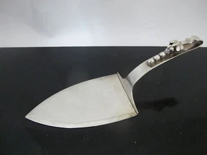 Servidor de pastelería con mango de flor de plata esterlina F RAMIREZ México - Imagen 1 de 5