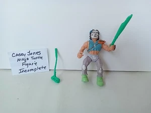 NINJA TURTLES CASEY JONES W - ZUBEHÖR UNVOLLSTÄNDIG FIGUR TMNT 1989 SCHÖN - Bild 1 von 7