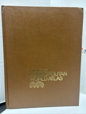 Rand McNally Cosmopolitan World Atlas Large Hardcover Book 1978 Heavy Book - Image 1 of 4
