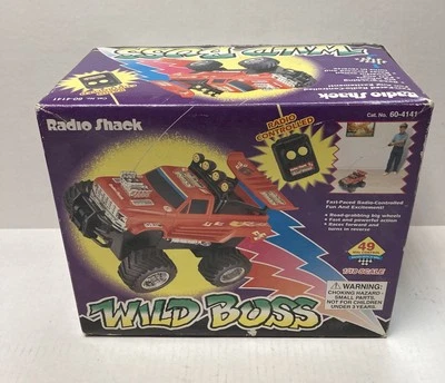 Vintage Radio Shack 4x4 WILD BOSS RC Truck  New In Box NOS RARE 90s Off Roader - Image 1 of 4