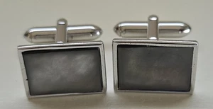 Gemelos Swank vintage tono plata - Imagen 1 de 3