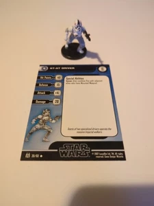 Star Wars Miniatures AT-AT Driver With Card Imperial 30/60 UC WOTC 2007 - Bild 1 von 4