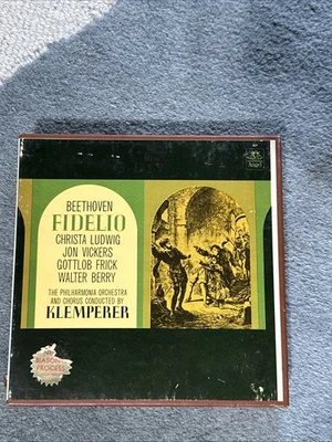 2 Ludwig van Beethoven Fidelio Reel Tape 4trk Angel Records Stereo Tape ZC 3625 Foto 1 de 4