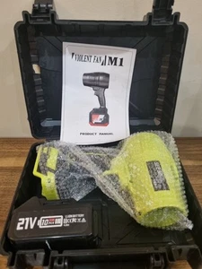 MISSING PARTS -Seese Cordless Handheld Violent Fan/Blower + 1 Battery/Case - NEW - Picture 1 of 1
