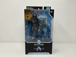 Mcfarlane DC Multiverse Aquaman Stealth Suit with Topo GOLD LABEL EXCLUSIVE 2023 - Picture 1 of 2