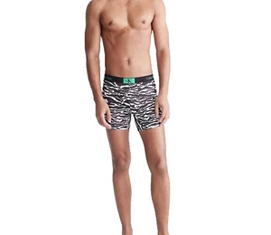 Nuevo con etiquetas Calvin Klein Hombre (Mediano) 1996 Microfibra Boxer Briefs NB3407-060 - Imagen 1 de 4
