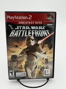 Star Wars Battlefront PS2 PlayStation 2 Greatest Hits 2005 Complete Cib - Picture 1 of 5