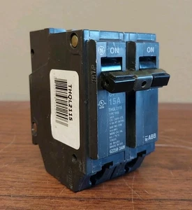NEU GE THQL2115 15 AMP 2-polig 120/240V Typ THQL Leitungsschutzschalter  - Bild 1 von 7